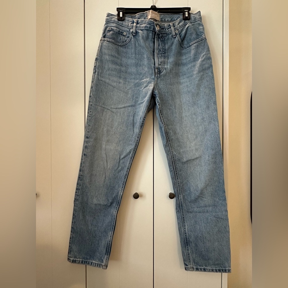 Everlane High Rise Cheeky Straight Jeans